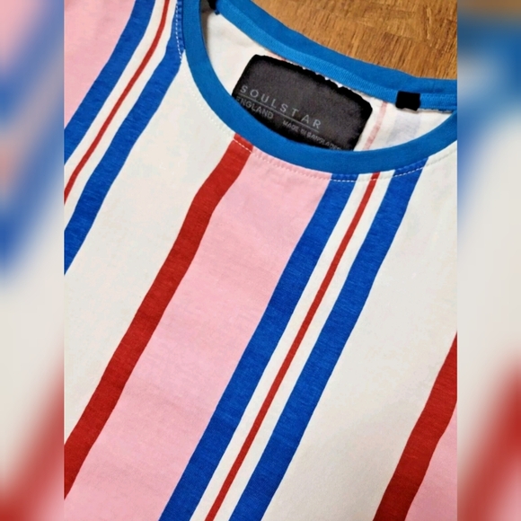 Soul Star vertical stripes t-shirt - Picture 2 of 5